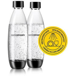 Set sticle Sodastream Fuse Twin Pack, 2 x 1 l, Negru