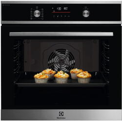Cuptor incorporabil Electrolux EOD6F77WX, Electric, 72 l, Autocuratare catalitica, SteamBake, Wi-Fi, Senzor gatire, Timer cu display electronic, Grill, Clasa A, Inox