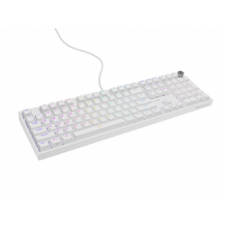 Tastatura Gaming Genesis THOR 404 RGB Outemu Peach Silent Switch Mecanica White