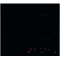 Plita incorpolabila AEG TI64IB30FB, inductie , 4 zone de gatit, Timer electronic, Sense Boil&Fry, Conectivitate hota, Booster, Functie pauza, Functie Punte, Culoare neagra