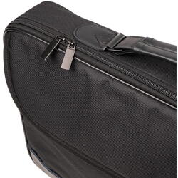 Geanta laptop Spacer, pentru laptopuri cu diagonala de de max. 17.3″, 1 compartiment, buzunar frontal, waterproof, material plastic/nylon, negru