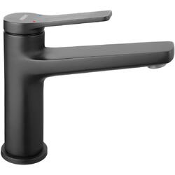 Baterie lavoar Ferro Stratos BSC2BL, cartus ceramic, fara ventil, Negru