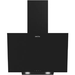 Hota Arctic AHI6142B, Putere de absortie 430 mc/h, Control Mecanic, 3 trepte de putere, Iluminare LED, Filtru anti-grasime, 60 cm, Negru