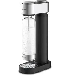 Philips Aparat de sifon ADD4902BK/10, Nivel reglabil de carbonatare, Sticla PET fara BPA 1 l, Negru