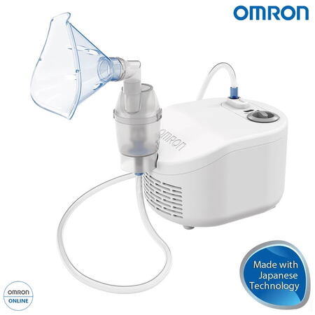 Aparat de aerosoli cu piston OMRON NE-C101-E, alb
