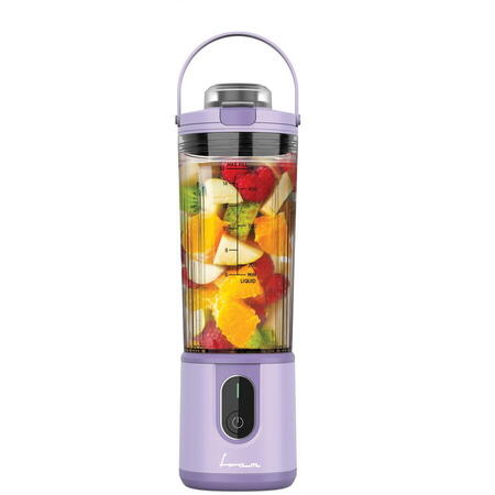 Blender portabil FBP-P74PP, autonomie 10-15 min, 400 ml, Oprire automata, led, Mov