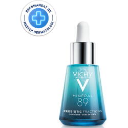 Ser pentru fata Vichy Mineral 89 Probiotic Fractions cu efect regenerator si reparator cu niacinamida si fractii probiotice, 30ml
