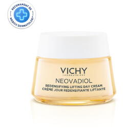 Crema de fata antirid de zi cu acid hialuronic Vichy NEOVADIOL MENOPAUSE, cu efect de redensificare si reumplere, ten normal-mixt, 50ml
