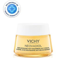 Crema de zi cu acid hialuronic Vichy Neovadiol Post-Menopause cu efect de refacere a lipidelor si redefinire,50ml