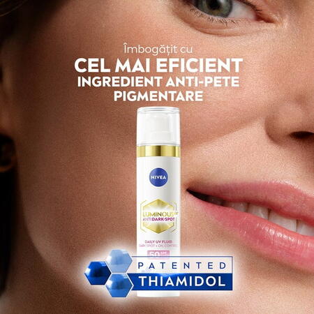 Crema de zi NIVEA Luminous cu SPF50, 40 ml