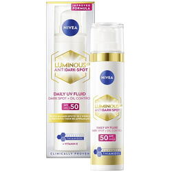 Crema de zi NIVEA Luminous cu SPF50, 40 ml