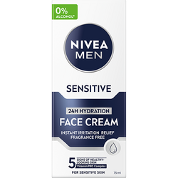 Crema de fata NIVEA Sensitive pentru ten sensibil, 75ml