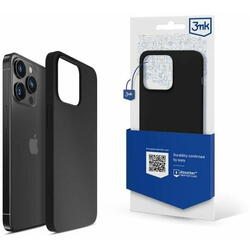 Husa de protectie 3mk Silicone Case pentru iPhone 15 Pro Max Transparent