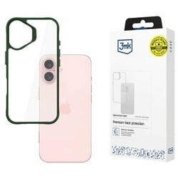 Husa de protectie 3mk Satin Armor Case+ pentru iPhone 16 Green