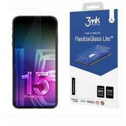 Folie de protectie 3mk FlexibleGlass Lite pentru iPhone 15 Pro Max