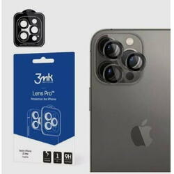 Folie de protectie camera 3mk Lens Protection Pro Graphite pentru iPhone 15 Pro