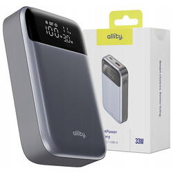 Acumulator extern Allity APB-200 PD QC 33W 10000 mAh Gri