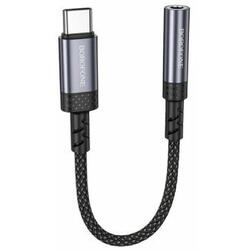 Adaptor audio Borofone BV24 Graceful Type C la jack 35mm Gri