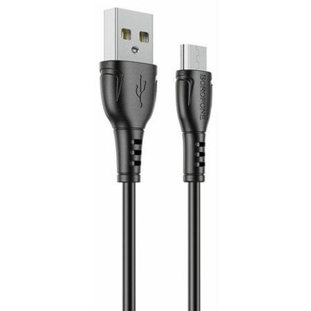 Cablu Date si Incarcare Borofone BX51 Triumph USB la MicroUSB 1m 2.4A Negru