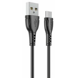 Cablu Date si Incarcare Borofone BX51 Triumph USB la MicroUSB 1m 2.4A Negru