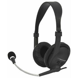 Casti stereo cu microfon Esperanza PRESTO EH115 Negru