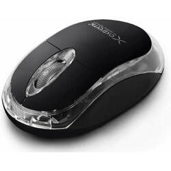 Mouse optic wireless Esperanza Harrier XM105K  3 butoane 2.4GHz Usb 1000dpi Negru/Transparent