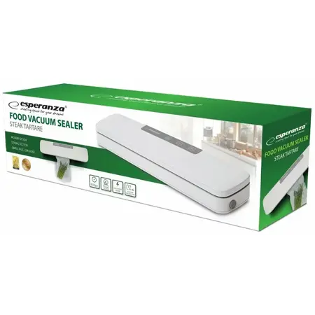 Aparat de vidat cu vacuum Esperanza Ossenworst EKV002 110W 65kPa Alb