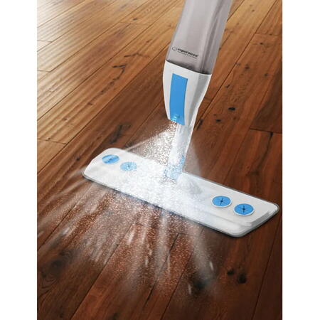 Mop cu spray Esperanza Perfect Clean 003 EHS003 126cm cap mobil microfibra rezervor 600ml Alb