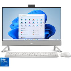 Sistem All-in-One Dell EC27250 cu procesor Intel® Core™ 7 150U pana la 5.4 GHz, 27", Full HD, 16GB DDR5, 512GB SSD, Intel® Graphics, Windows 11 Pro, Pearl White, 3y Basic Onsite