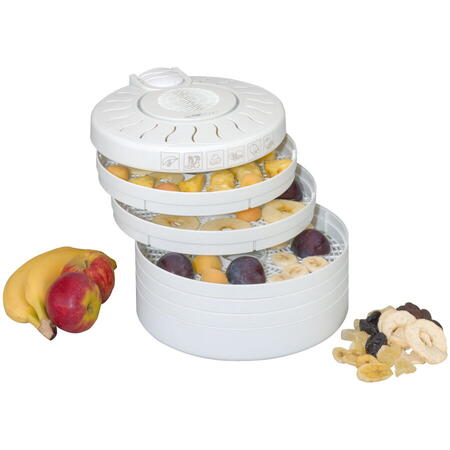 Dehidrator de alimente Clatronic DR 2751, 250 W, alb