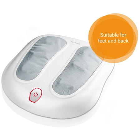 Aparat de masaj pentru picioare si spate FM 883, 50W, Alb