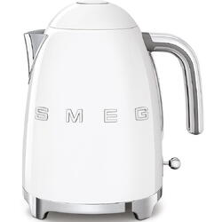 Smeg Fierbator KLF03WHMEU, 1.7 L, Indicator de nivel al apei, Oprire automata, Alb