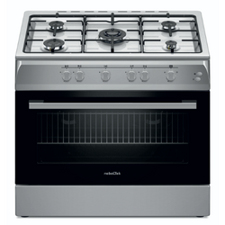 Aragaz Nobeltek NLT 6903IX/G1, pilta gaz cu 5 ochiuri, aprindere electrica, grill