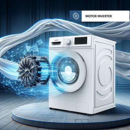 Masina de spalat rufe Albatros AWMI1495, 9 kg, 16 programe, 1400 rpm, Alb