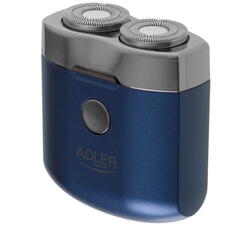 Aparat de ras electric Adler AD 2937, Autonomie 35 minute, USB-C, Lavabil, Albastru