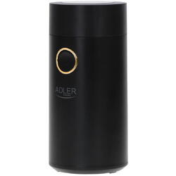 Rasnita de cafea Adler AD4446bg, 75 g, 150 W, Negru/Auriu