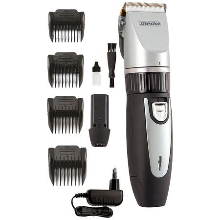 Masina de tuns pentru animale Mesko MS 2826, Autonomie 90 minute, 35 W, USB-A, Negru/Argintiu