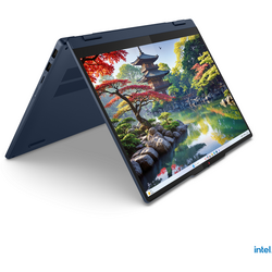 Laptop Lenovo 14'' IdeaPad 5 2-in-1 14IAL10, WUXGA OLED Touch, Procesor Intel® Core™ Ultra 7 255H (24M Cache, up to 5.10 GHz), 24GB LPDDR5X, 1TB SSD, Intel Arc 140T, No OS, Cosmic Blue