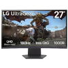 Monitor Gaming Curbat LED VA LG UltraGear™ 27GS60QC 27", QHD (2560x1440), 180Hz, 1ms GTG, AMD FreeSync™, HDR10, 1000R, 2x HDMI, DisplayPort, VESA, negru