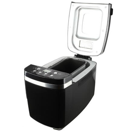 Masina de paine HBM-D850BK2P, 14 programe, control digital, 2 lame framantat, mentinere cald, Negru