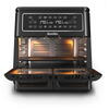 Friteuza dubla cu aer cald, Breville, Halo Flexi, Digital, 11L, 2400W, 240 grade, 12 moduri de gatire, functie de oprire automata, negru
