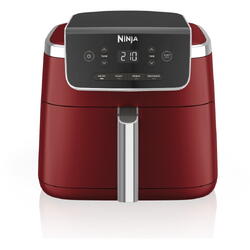 Friteuza cu aer cald Ninja AF140EUCM, 2000 W, 4.7L, interval temperatura 40 - 210 °C, oprire automata, 4 programe de gatit, visiniu