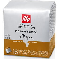 Cafea capsule, illy Iperespresso Arabica Selection Etiopia, 18 buc, 120.6 g
