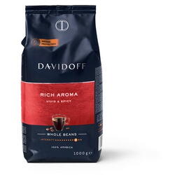 Cafea boabe DAVIDOFF Rich Aroma, cafea prajita boabe, 1 kg