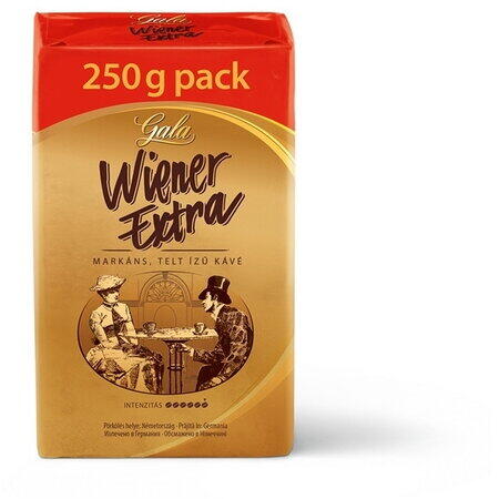 Cafea GALA Wiener Extra, cafea prajita si macinata, 250 g