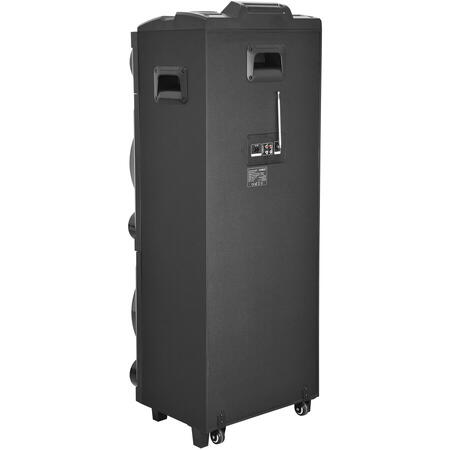 Boxa portabila Samus Fiesta 12, 1000 W, Difuzoare: 2 x 12 inch, Display digital, Bluetooth