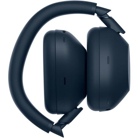 Casti Over the Ear Sony WH-1000XM6L, Wireless, Bluetooth, Hi-Res Audio, Noise cancelling, Autonomie 30 ore, Microfon, Alexa si Google Assistant, Design pliabil, Albastru
