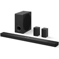 Soundbar LG S90TR, 7.1.3 , 670W, Dolby Atmos, DTS:X, Wi-Fi, Airplay2, Kit wireless spate 2 canale, Subwoofer wireless, HDMI, USB, Negru