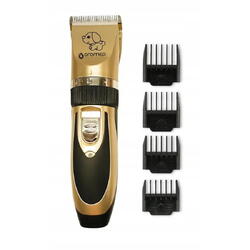 Masina de tuns caini OROMED oro-pet clipper gold, 5 atasamente, 70 min autonomie, 170x60x250mm