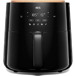 Friteuza cu aer cald AEG AAF7B, 1800W, 6.8L, 8 programe, Negru